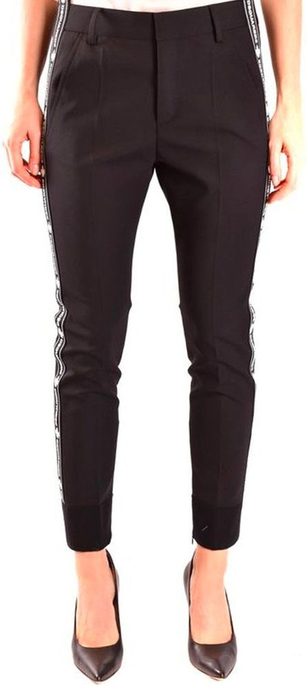 Schwarze Woll-Anzughose Dsquared2