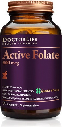 Dietary Supplement Doctor Life Active Folate