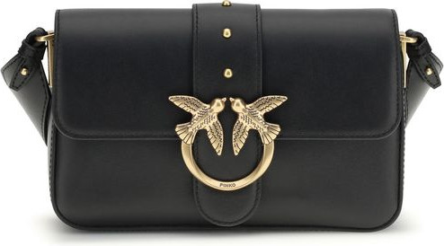 Black Calf Leather Bos Taurus Shoulder Bag