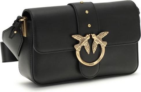 Black Calf Leather Bos Taurus Shoulder Bag