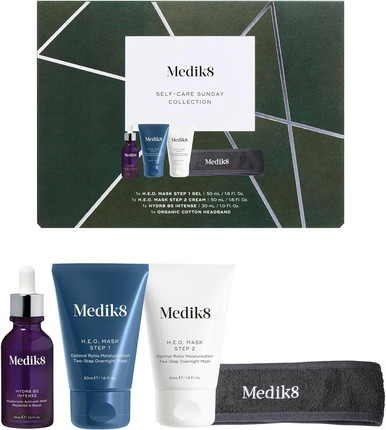 Medik8 Hydr8 B5 Intense Hyaluronic Acid & H.E.O. Face Mask Deep Hydration Skincare Gift Set