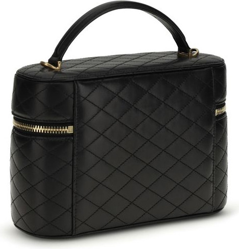 Saint Laurent Черная сумка на плечо из телячьей кожи Bos Taurus
