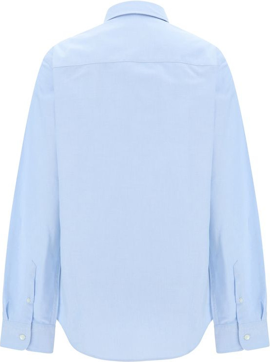 Blue Cotton Dress Shirt AMI Paris