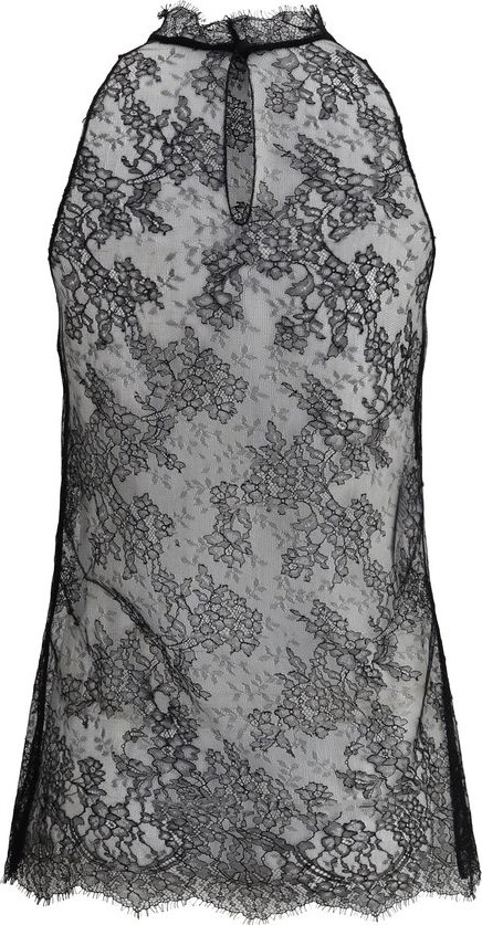 Black Polyamide Top Alexander McQueen