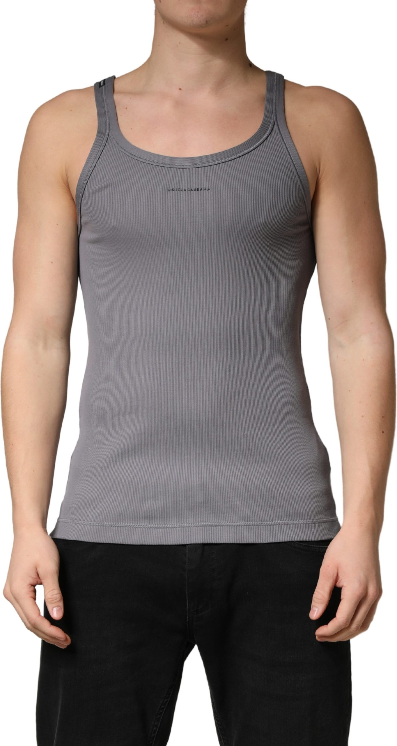 Sleeveless Round Neck Tank Top T-shirt Dolce & Gabbana