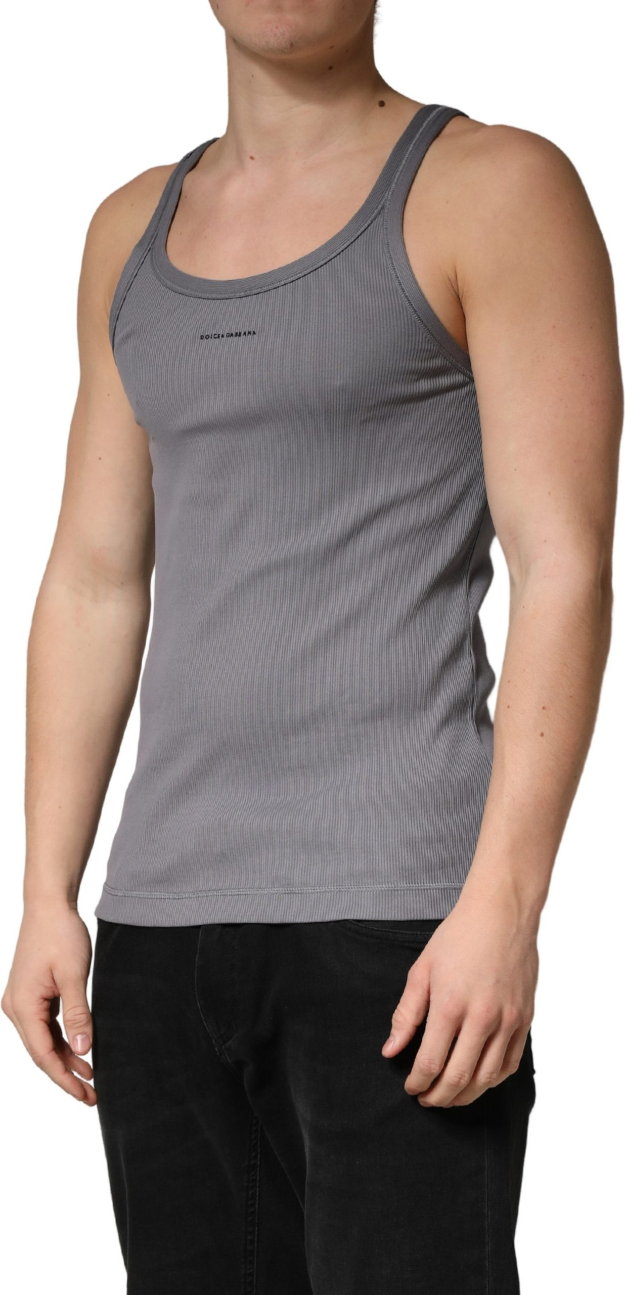 Sleeveless Round Neck Tank Top T-shirt Dolce & Gabbana