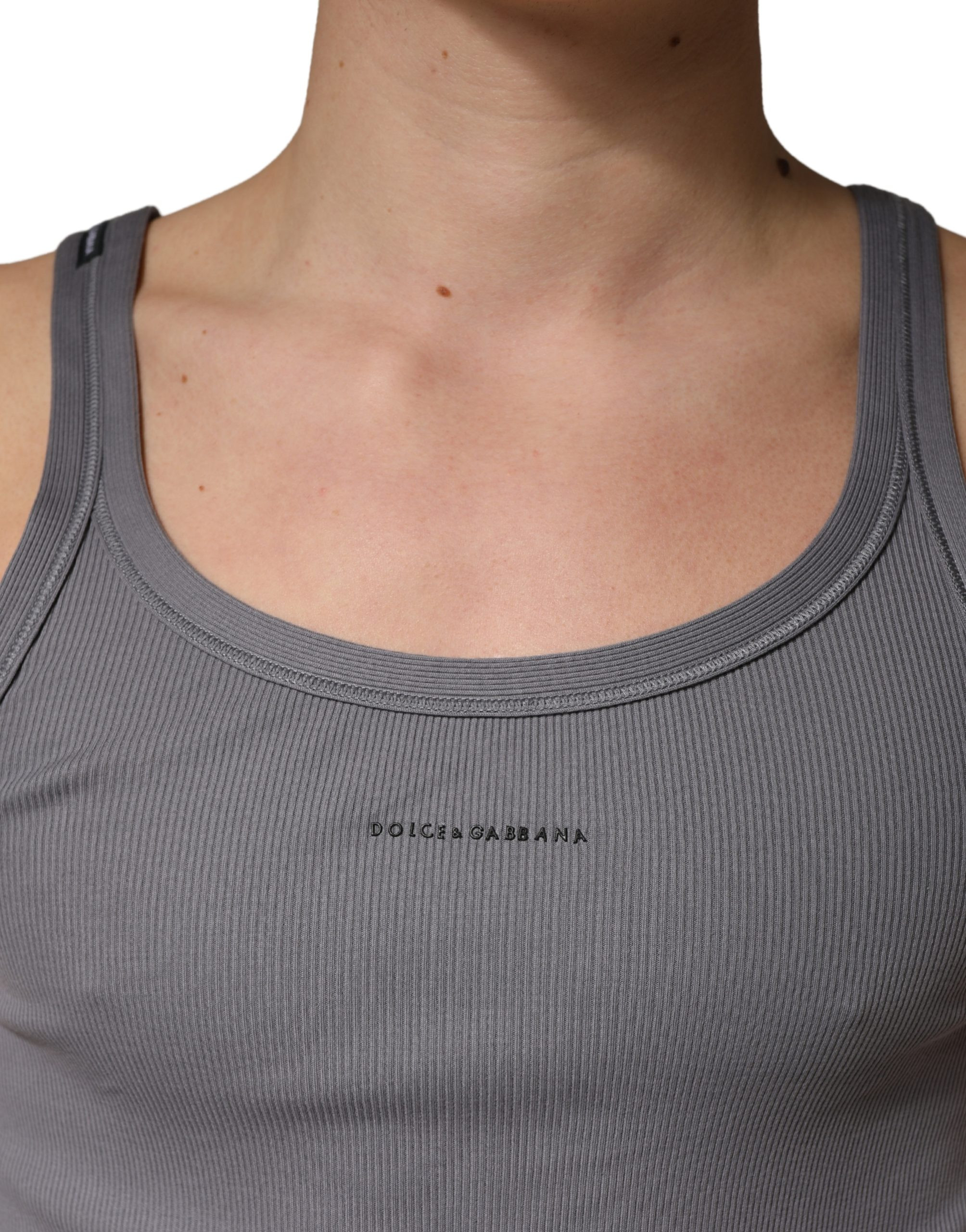 Sleeveless Round Neck Tank Top T-shirt Dolce & Gabbana