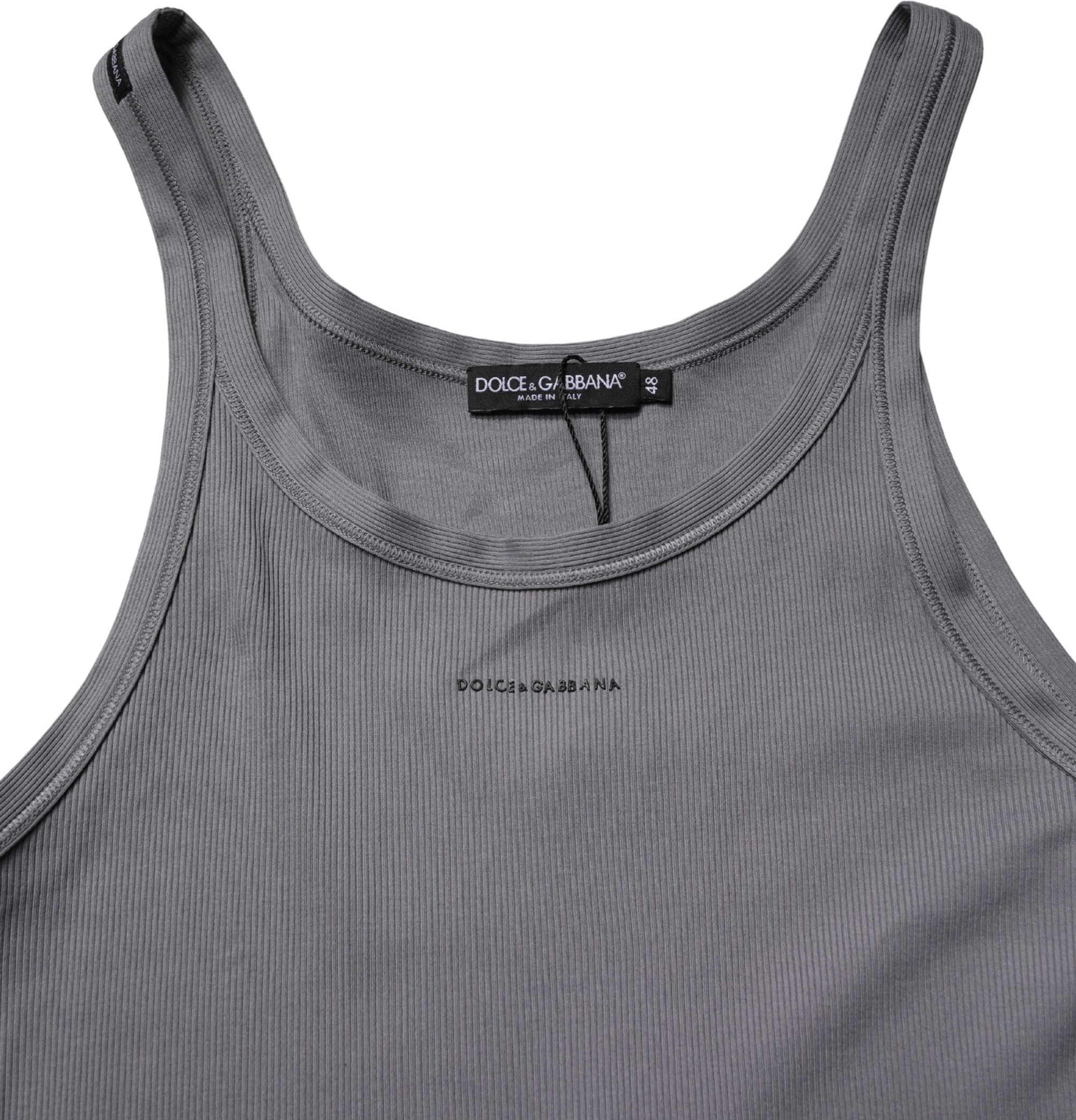 Sleeveless Round Neck Tank Top T-shirt Dolce & Gabbana