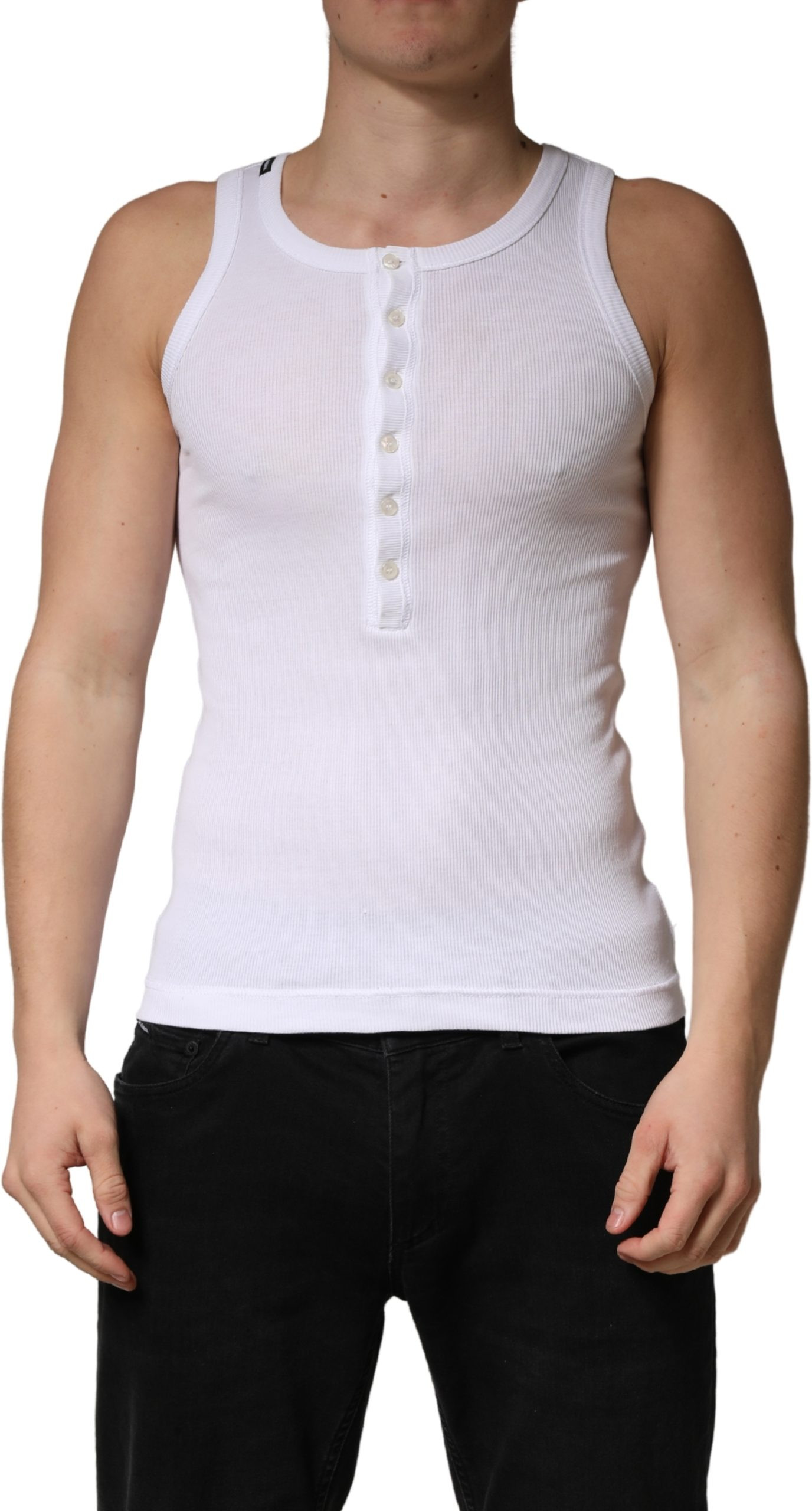 Sleeveless Round Neck Tank Top T-shirt Dolce & Gabbana