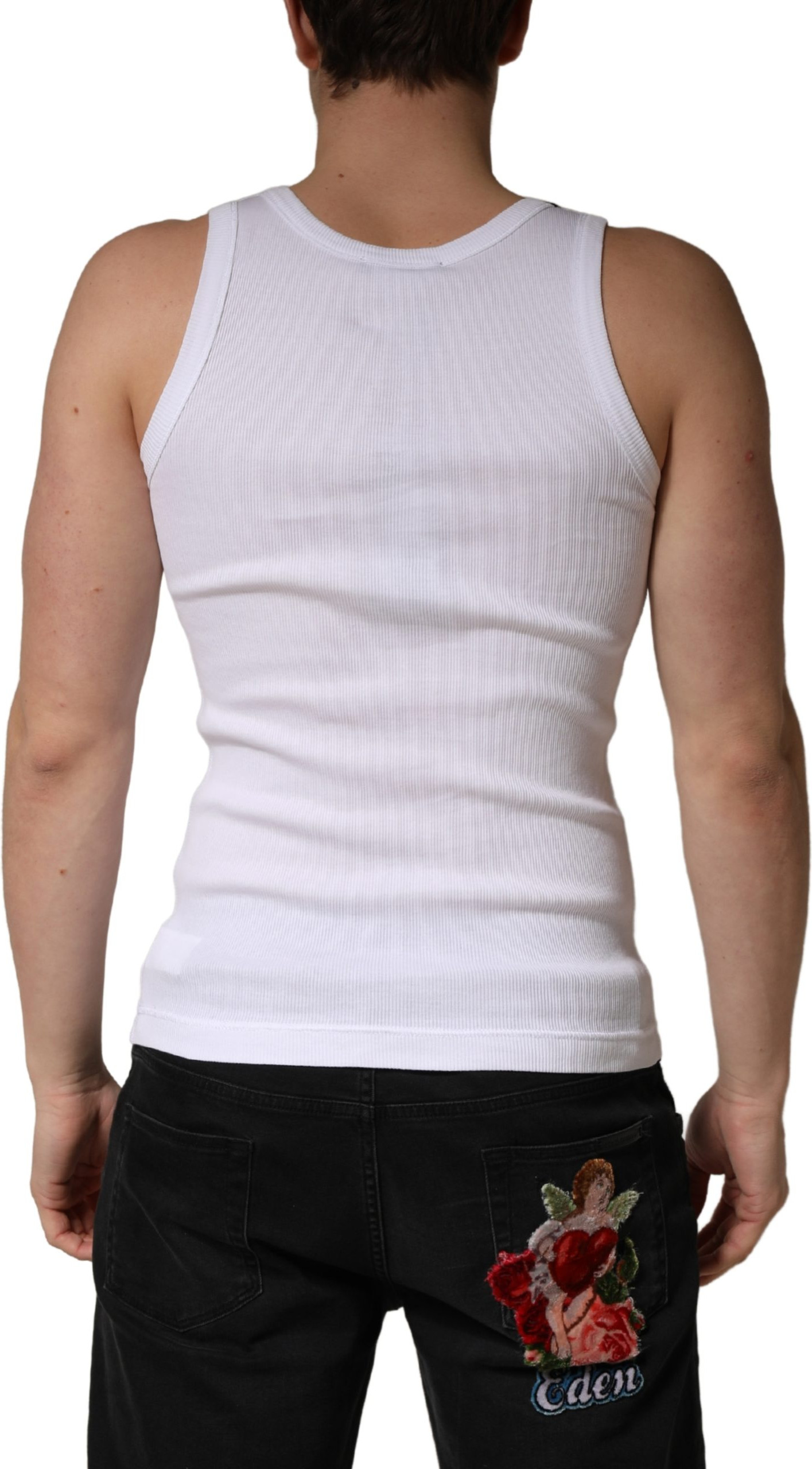Sleeveless Round Neck Tank Top T-shirt Dolce & Gabbana