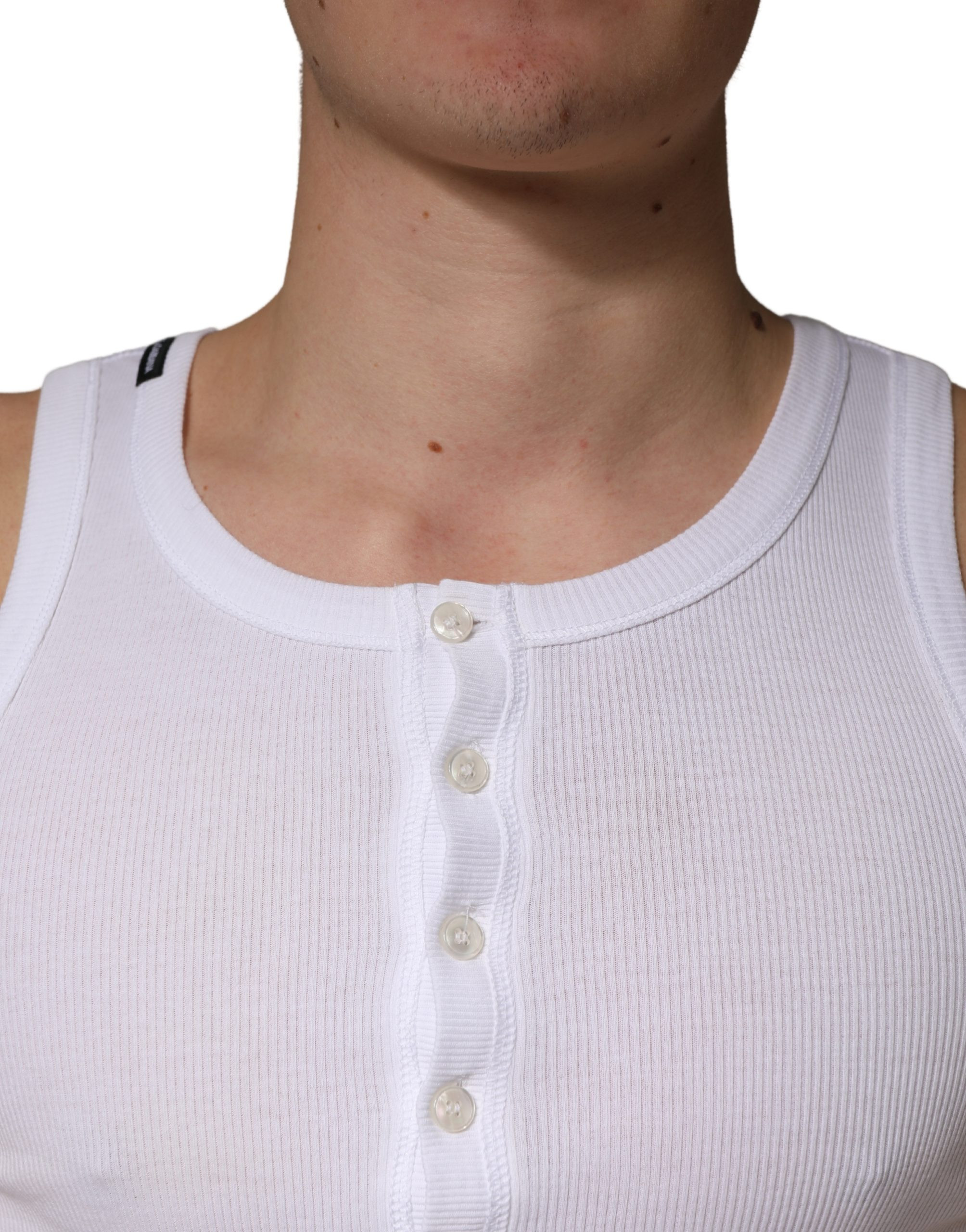 Sleeveless Round Neck Tank Top T-shirt Dolce & Gabbana