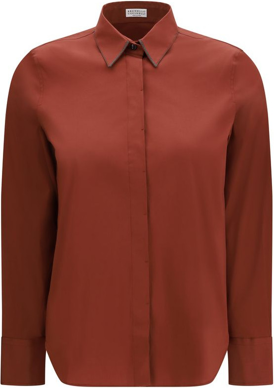 Cotton Dress Shirt Brunello Cucinelli