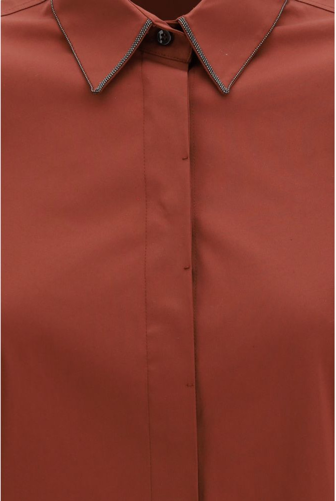 Cotton Dress Shirt Brunello Cucinelli