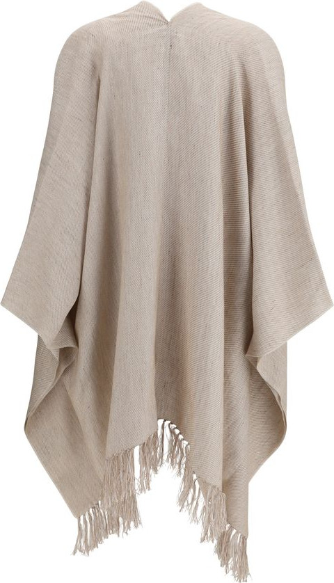 Ochiq Poncho Brunello Cucinelli