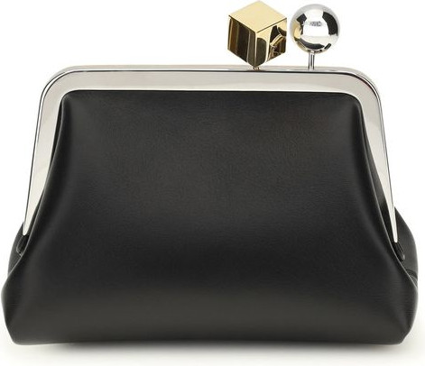 Black Lamb Shoulder Bag