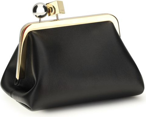 Black Lamb Shoulder Bag