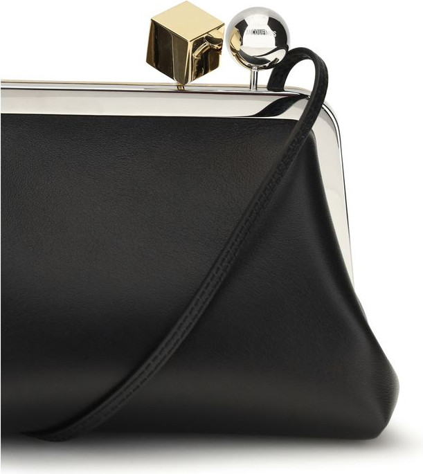 Black Lamb Shoulder Bag
