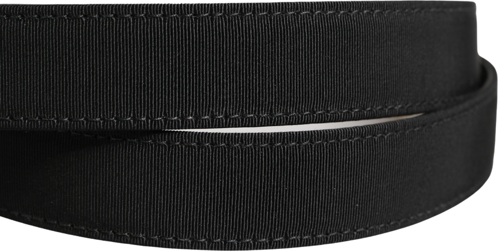 Black Viscose Leather Belt