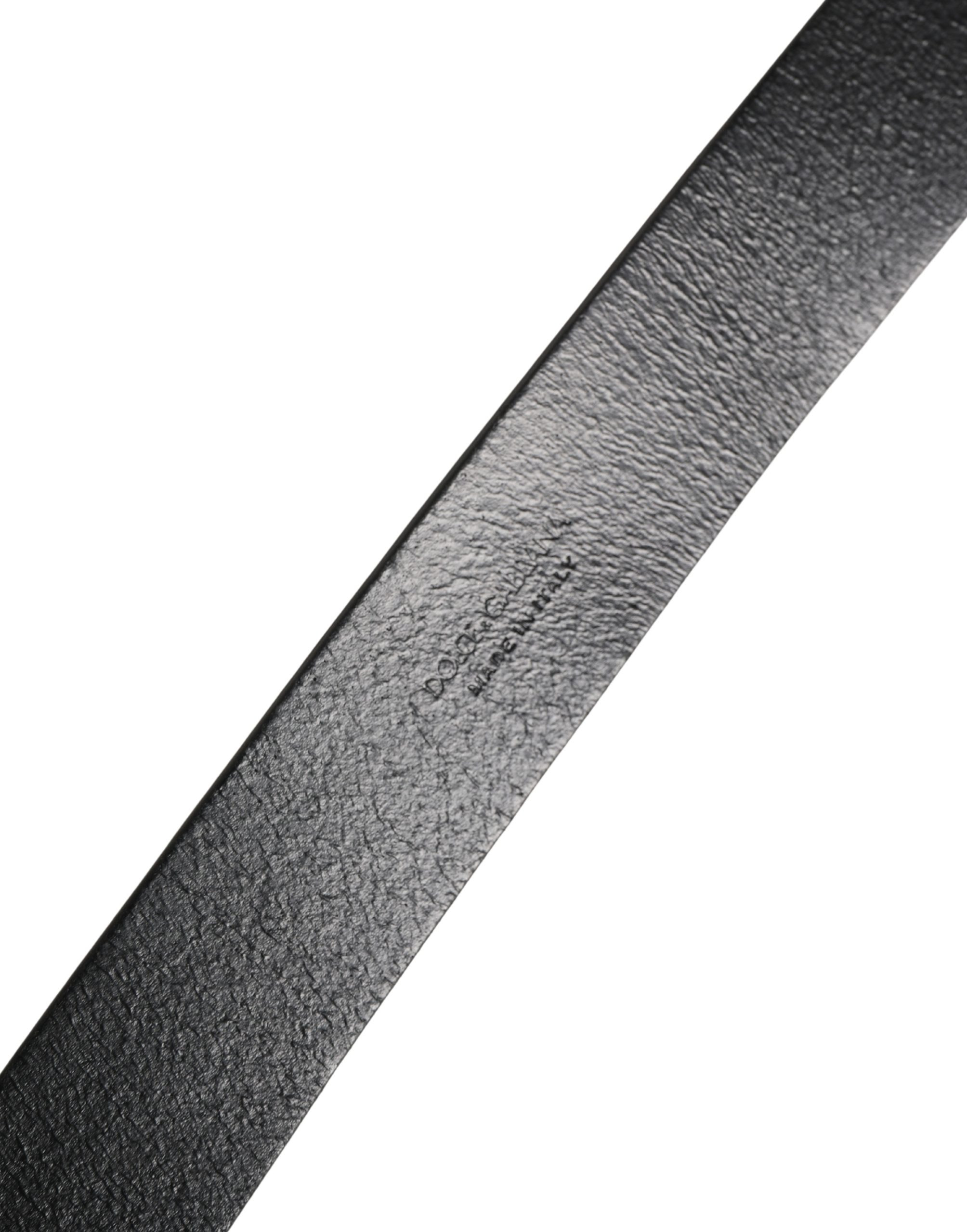 Black Calf Leather Belt