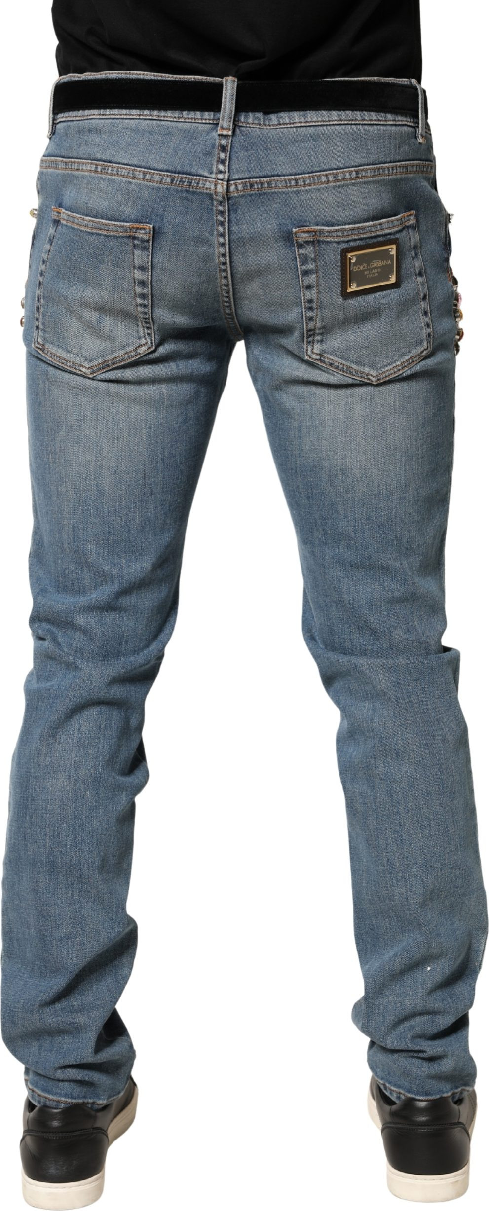 Lockere Herren Jeans aus Baumwolle von Dolce & Gabbana