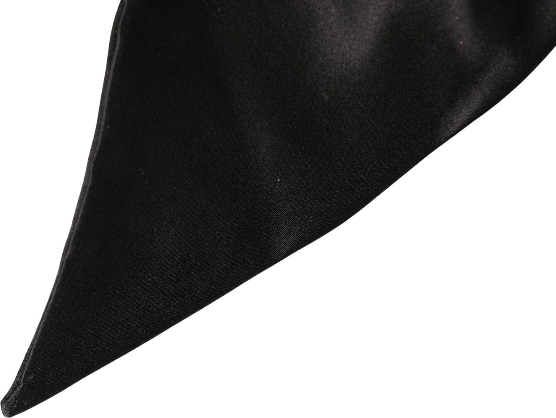 Schärpe Dolce & Gabbana Schwarzer Seiden-Satin