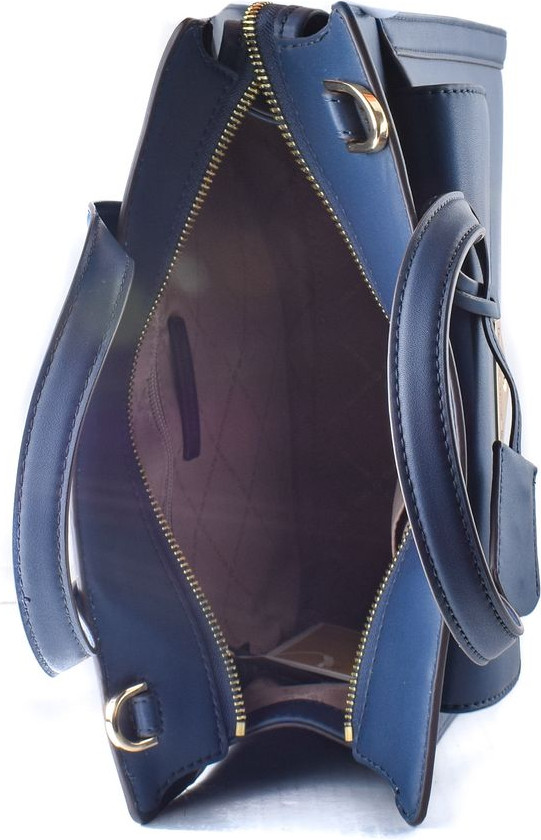 Blue Leather Handbag Michael Kors