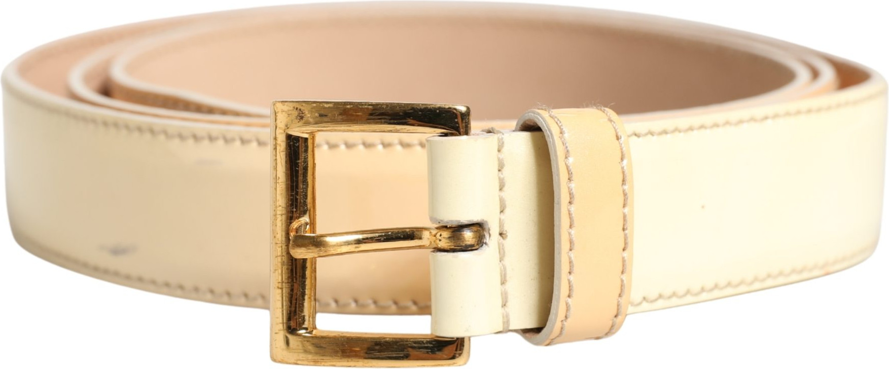 Leather Logo Belt Prada