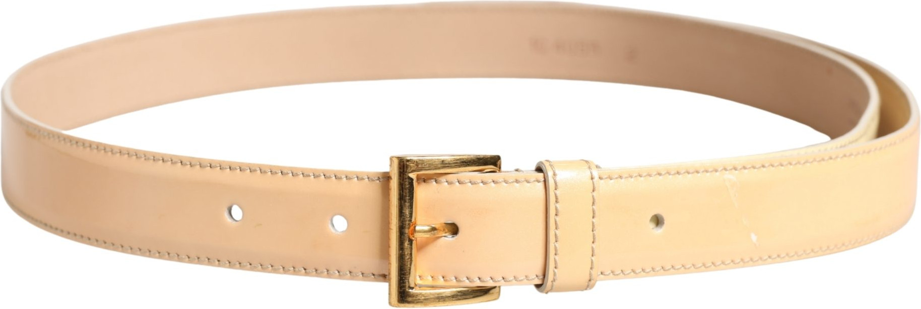 Leather Logo Belt Prada