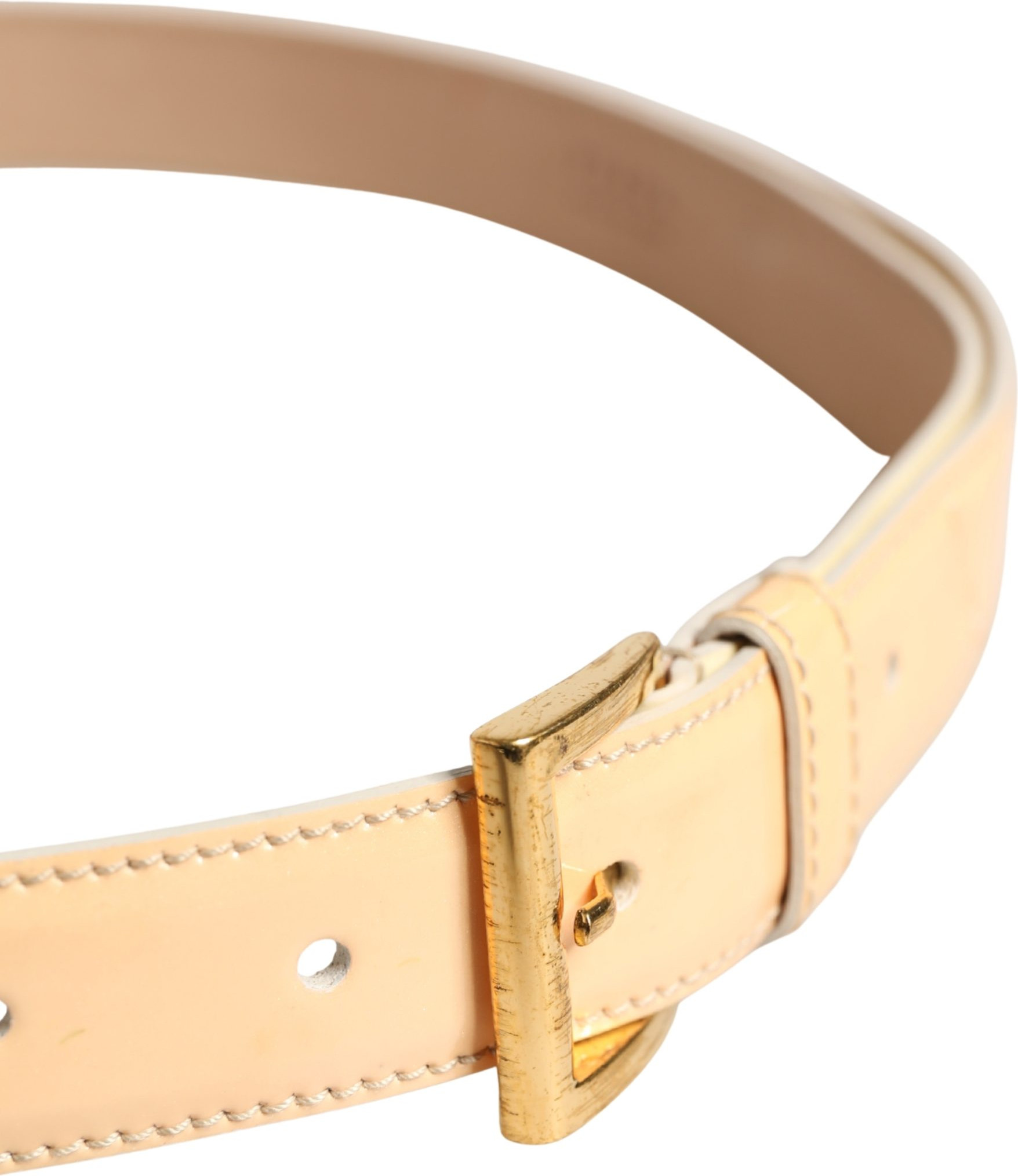 Leather Logo Belt Prada