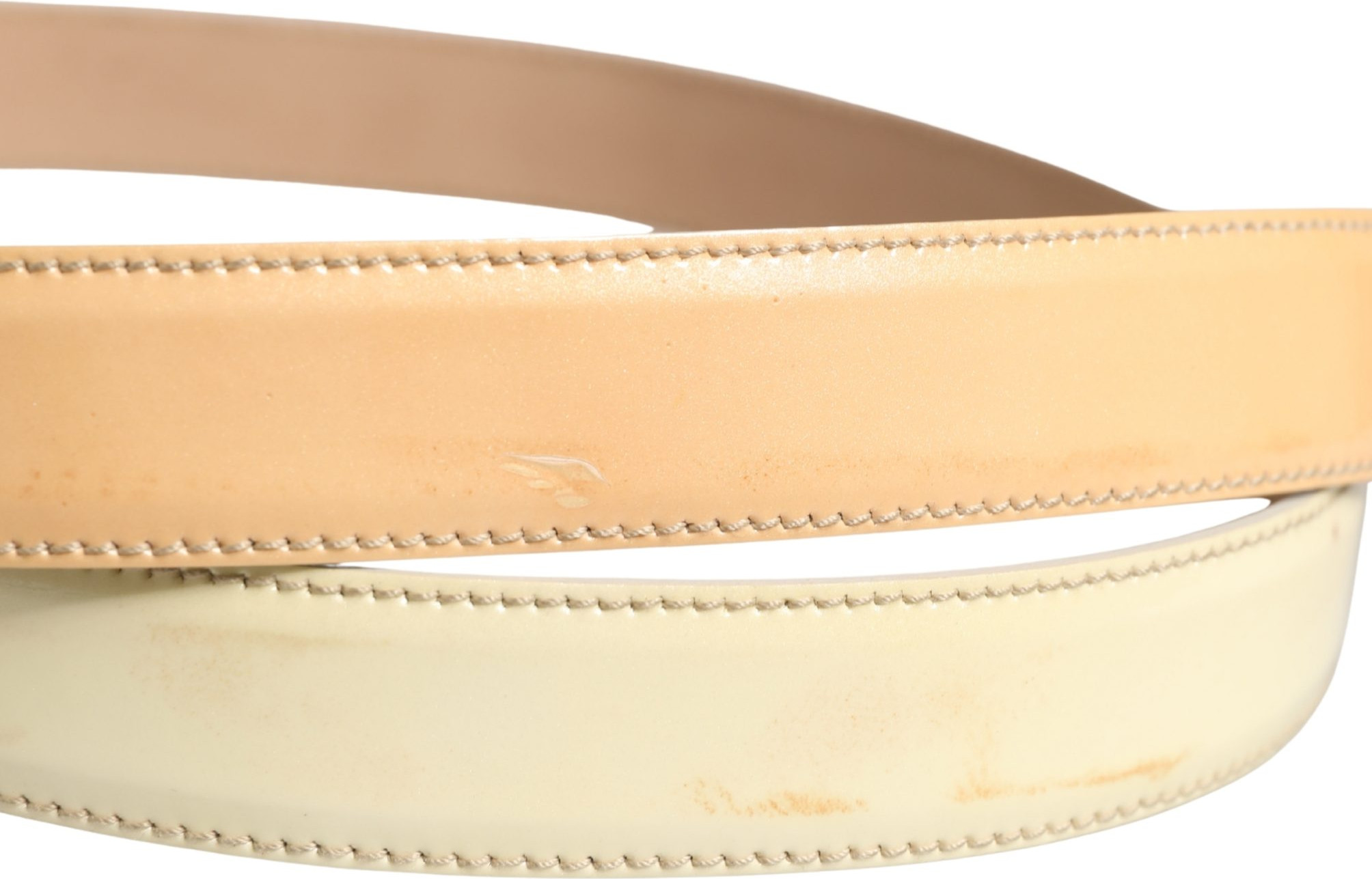 Leather Logo Belt Prada