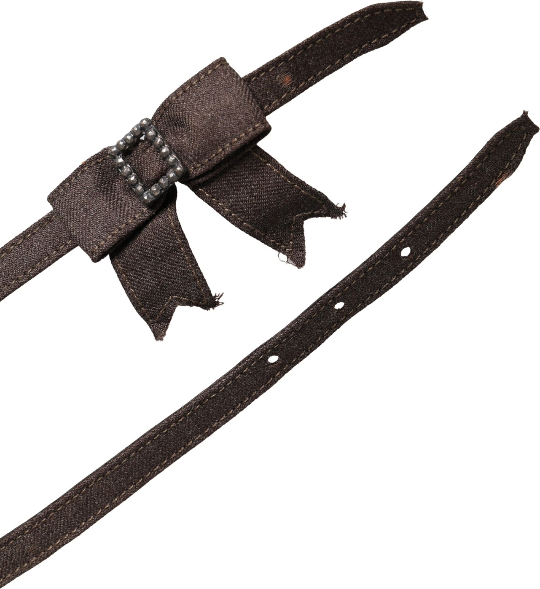 Dark Brown Wool Belt by Ermanno Scervino