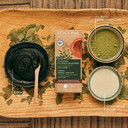 Logona Naturkosmetik Nourishing Plant-Based Hair Color Flame Red