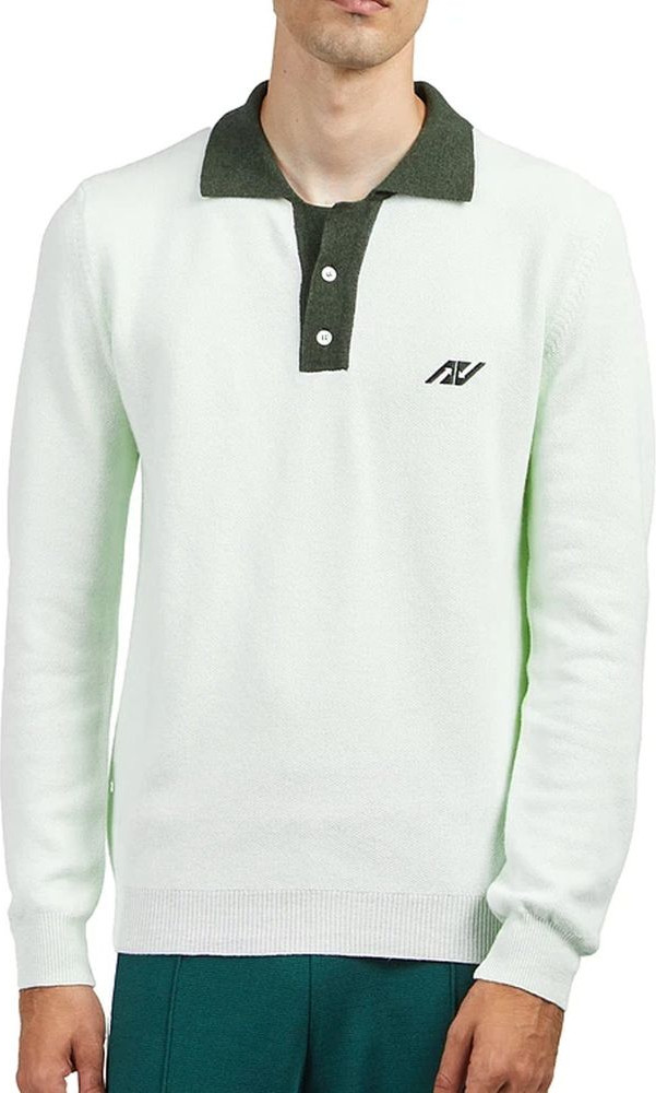 Bicolor Cotton Polo Shirt Autry
