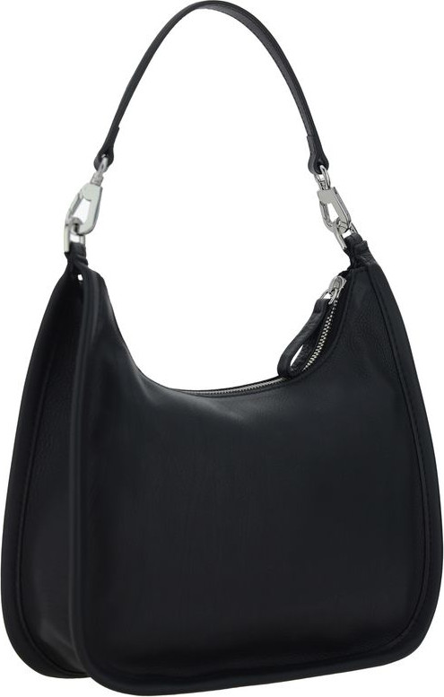 Black Calf Leather Bos Taurus Shoulder Bag Pierre Hardy