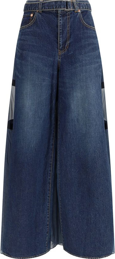 Denim pants Sacai
