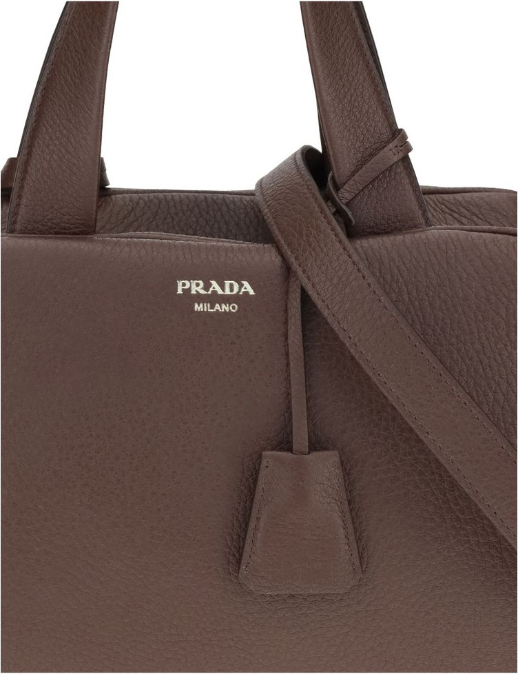 Brown Calf Leather Bos Taurus Handbag
