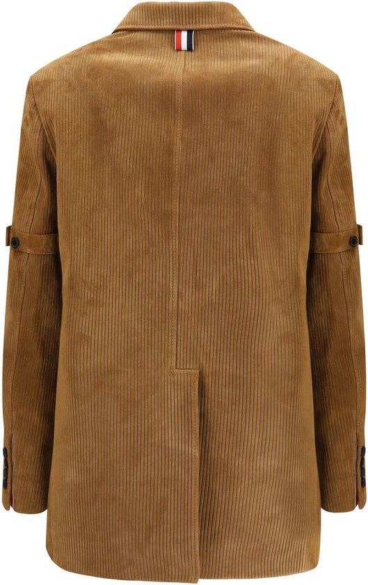 Coat Beige Calf Leather Bos Taurus