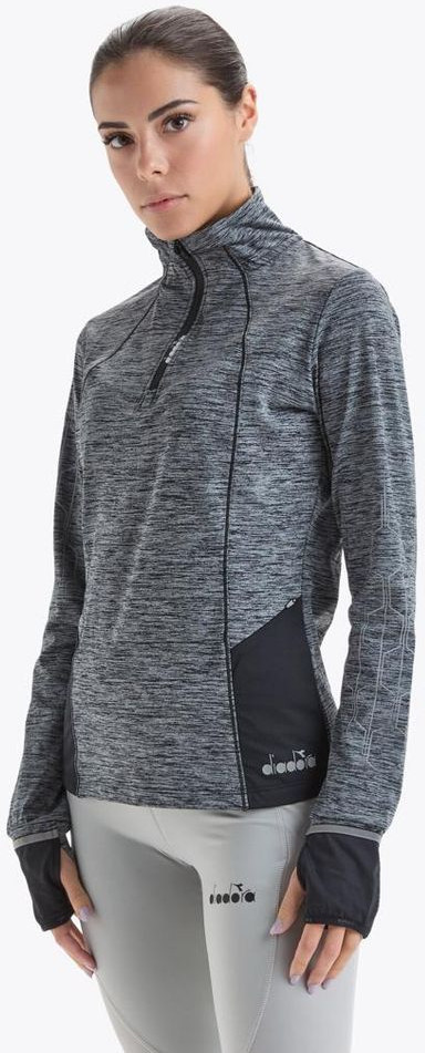 Black Polyester Sweatshirt