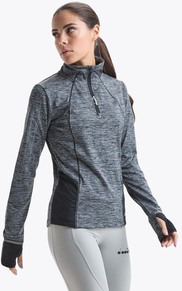 Black Polyester Sweatshirt