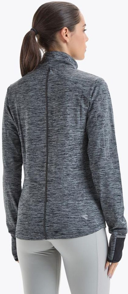 Black Polyester Sweatshirt
