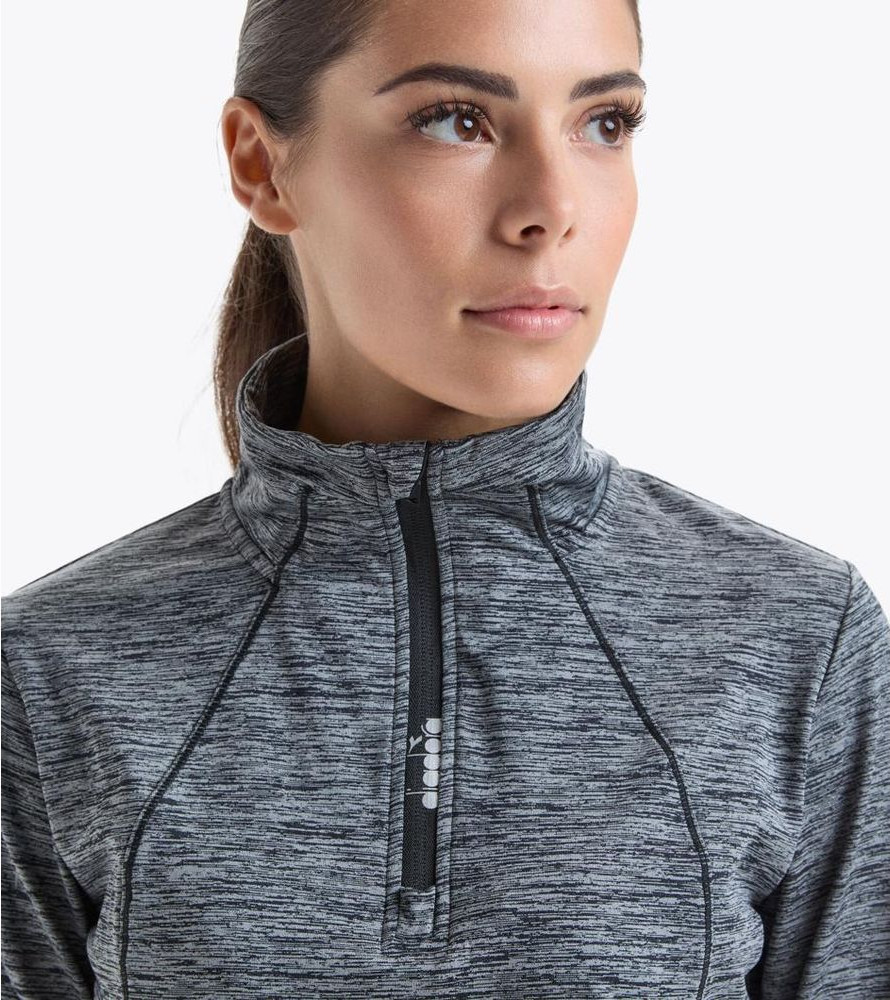 Black Polyester Sweatshirt