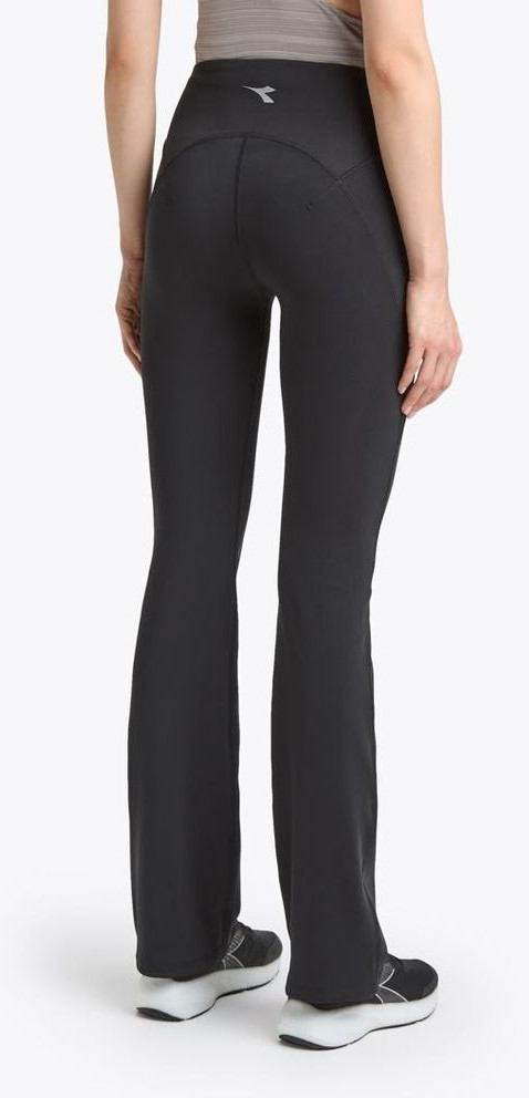 Black Polyester Athletic Pants by Diadora