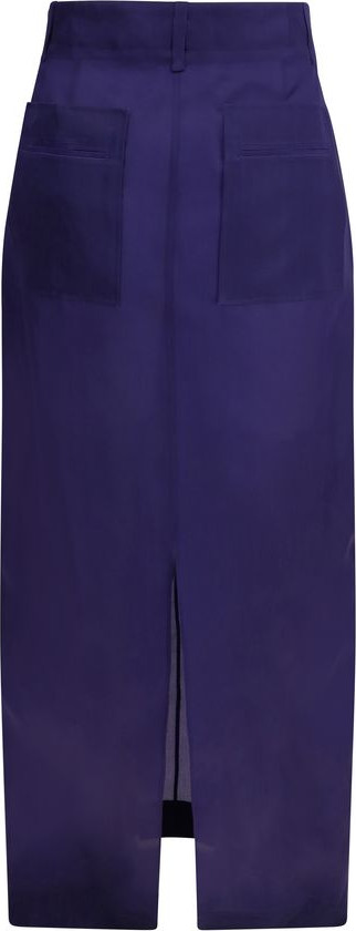 Multicolor Silk Midi Skirt Khaite