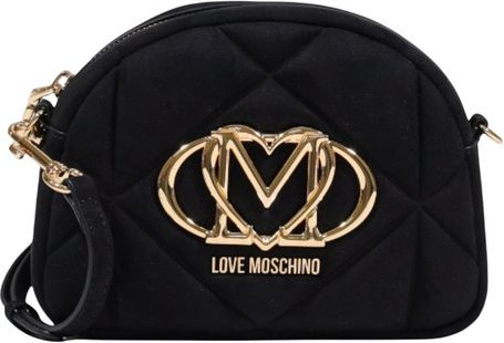 Handbag LOVE MOSCHINO Black Suede Leather
