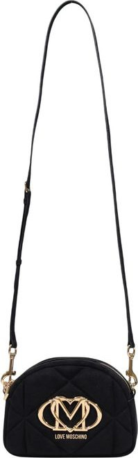 Handbag LOVE MOSCHINO Black Suede Leather