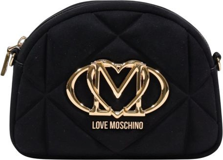 Handbag LOVE MOSCHINO Black Suede Leather