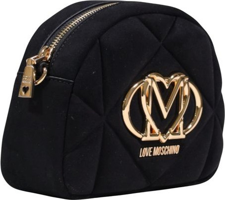 Handbag LOVE MOSCHINO Black Suede Leather
