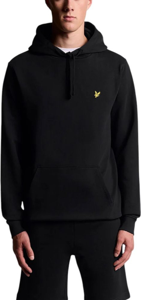 Черная хлопковая толстовка Lyle & Scott