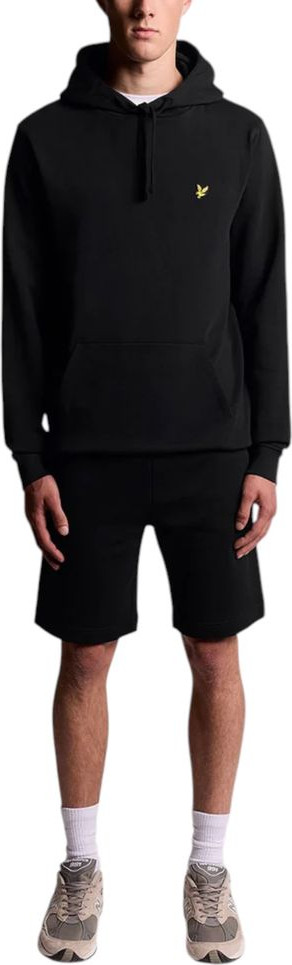 Черная хлопковая толстовка Lyle & Scott