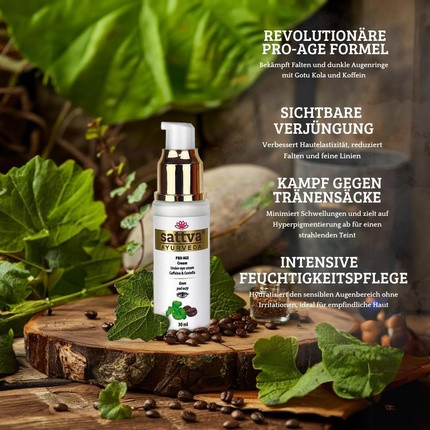 Eye Cream Sattva Ayurveda Against Wrinkles and Dark Circles